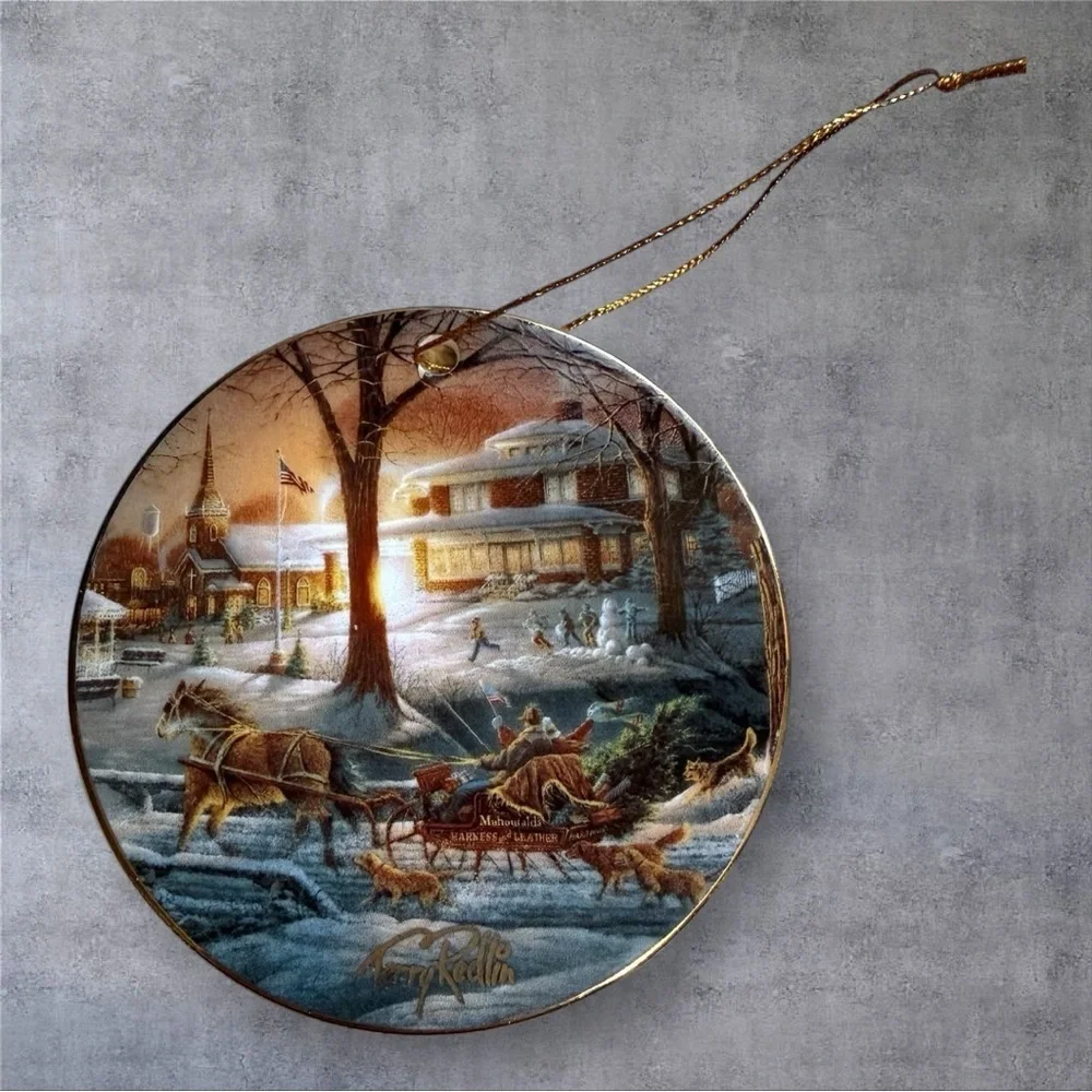 Set of 5 Terry Redlin Ornaments